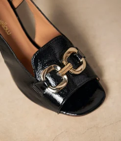 Femme Mellow Yellow Sandales-Slingbacks vernies es Devi